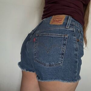 501 Levi Jean shorts